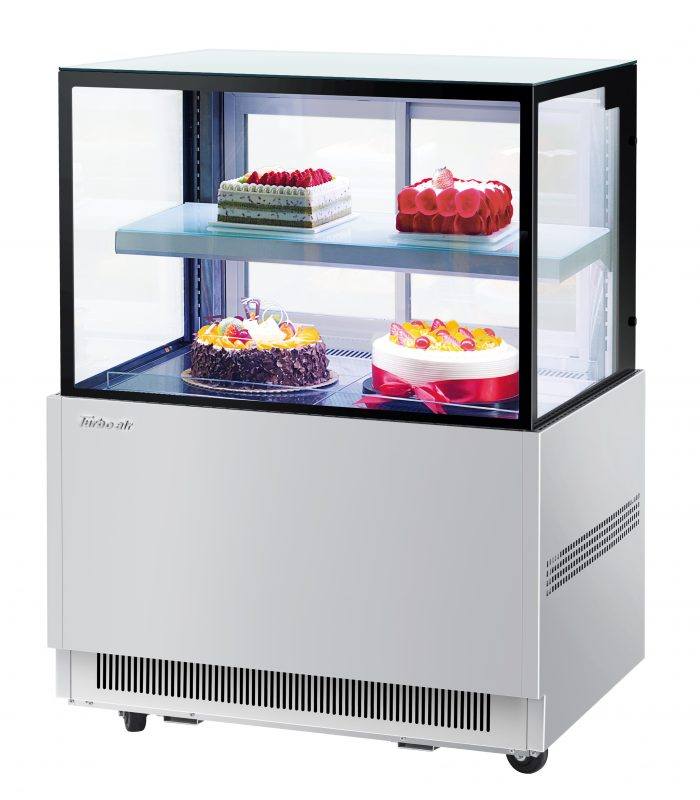 Turbo Air - TBP36-46NN-S, Commercial Refrigerated Bakery Display Case, 35-3/8″W x 27-1/2″D x 44″H, 9 cu. ft.