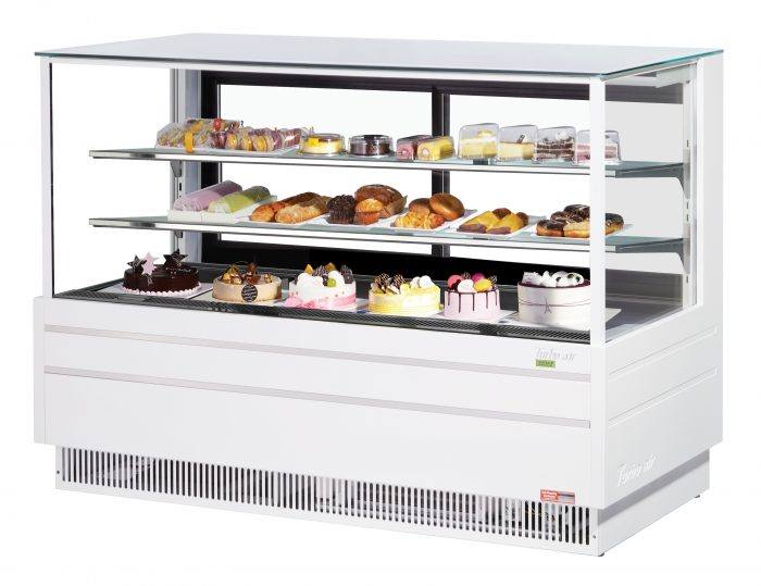 Turbo Air - TCGB-72UF-W(B)-N, Commercial Display Cases Straight Front Bakery Cases