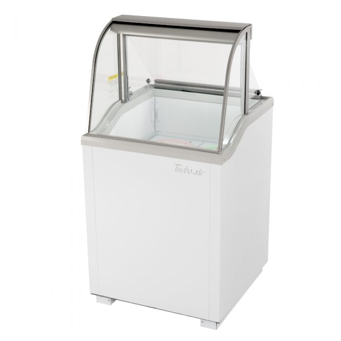 Turbo Air - TIDC-26G(W)-N, Commercial Ice Cream Dipping Cabinet, 26″W, (4) 3 gallon can capacity