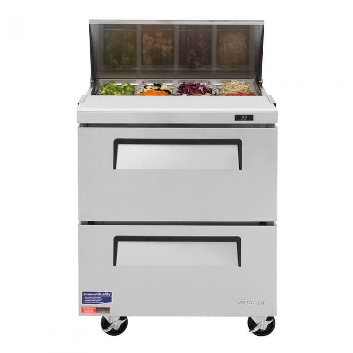Turbo Air - TST-28SD-D2-N, Commercial Super Deluxe sandwich/salad unit, One-section