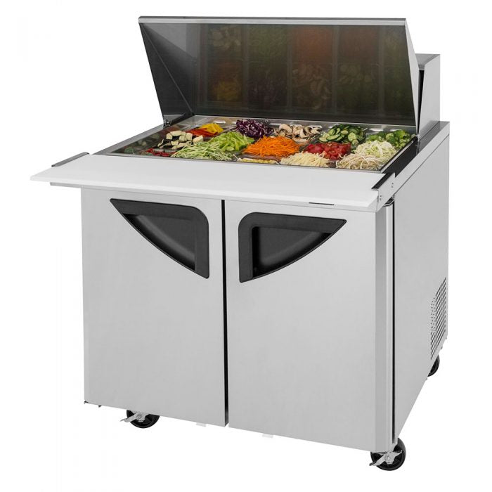 Turbo Air - TST-36SD-15-N6, Commercial Super Deluxe sandwich/salad unit, Two-section