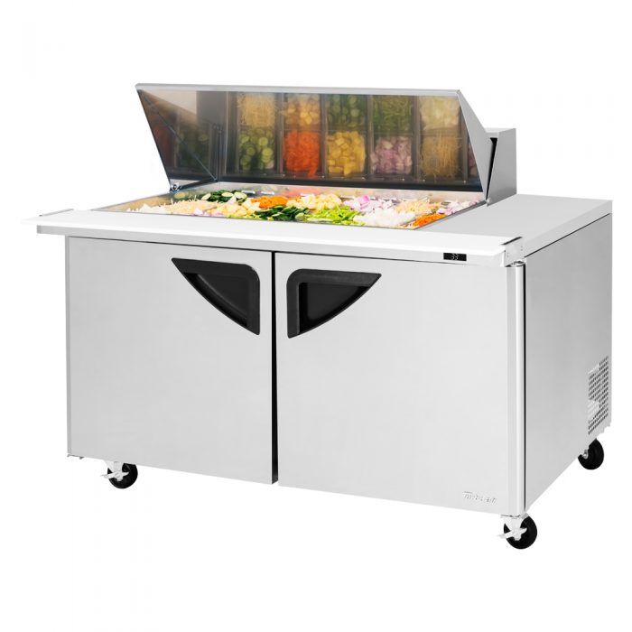 Turbo Air - TST-60SD-18M-N, Commercial Super Deluxe Series, Mega Top Prep Tables Undercounters