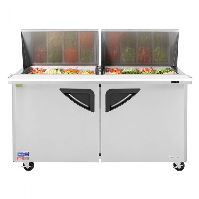 Turbo Air - TST-60SD-24-N, Commercial Super Deluxe mega top unit, Two-section