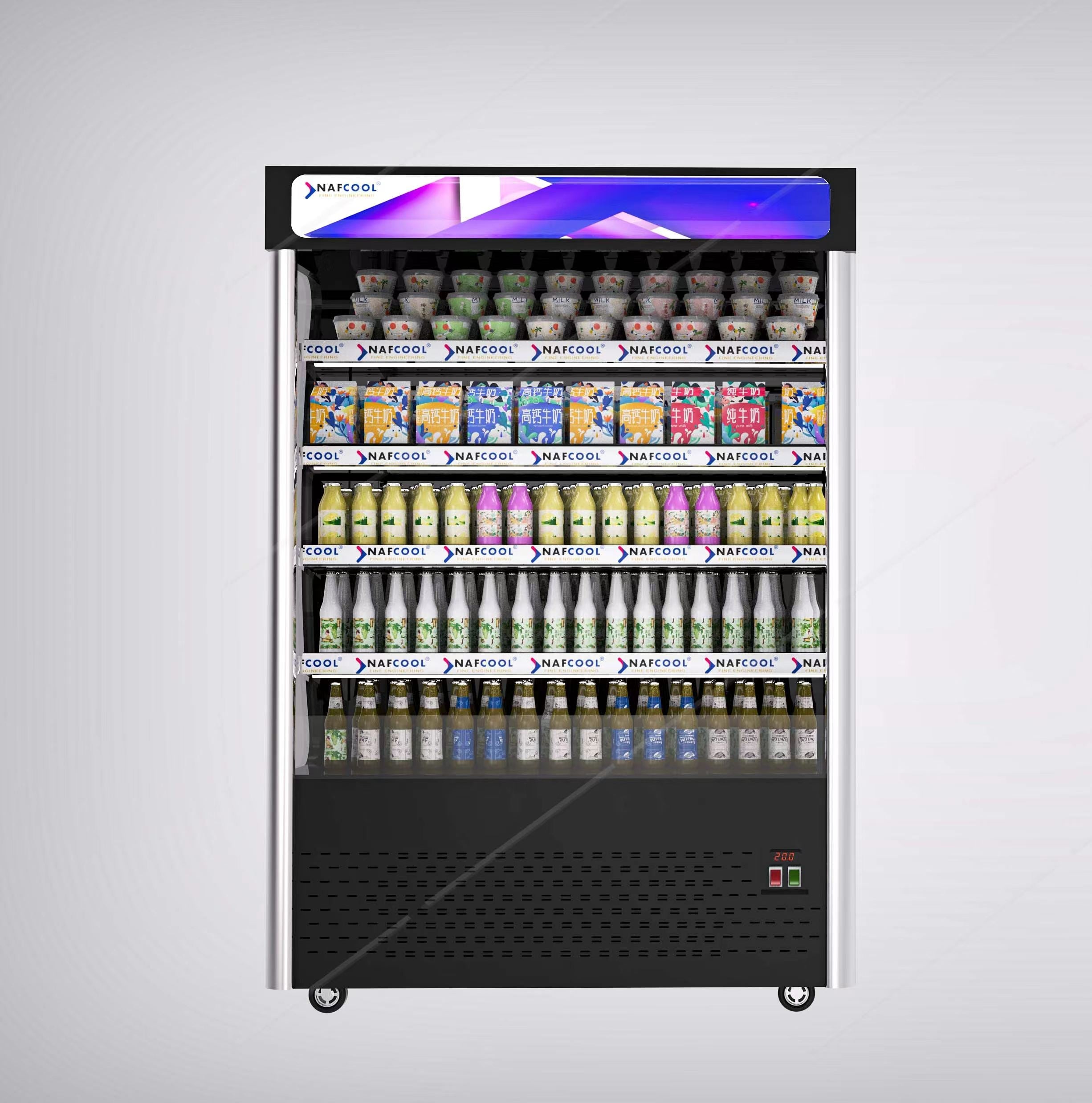 OFC53'' Open Air Grab& Go display  Merchandiser Refrigerator