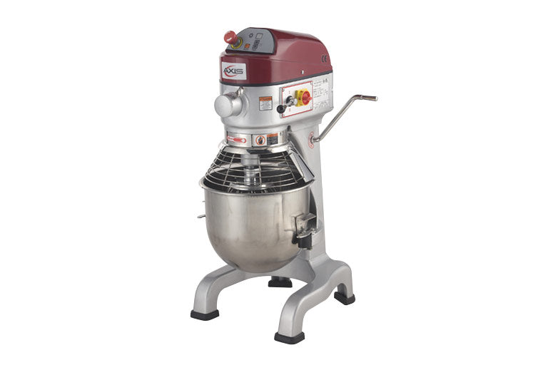 Axis - AX-M20, Commercial 20 Quart Mixer, 3 Speed With 3 Attachments
