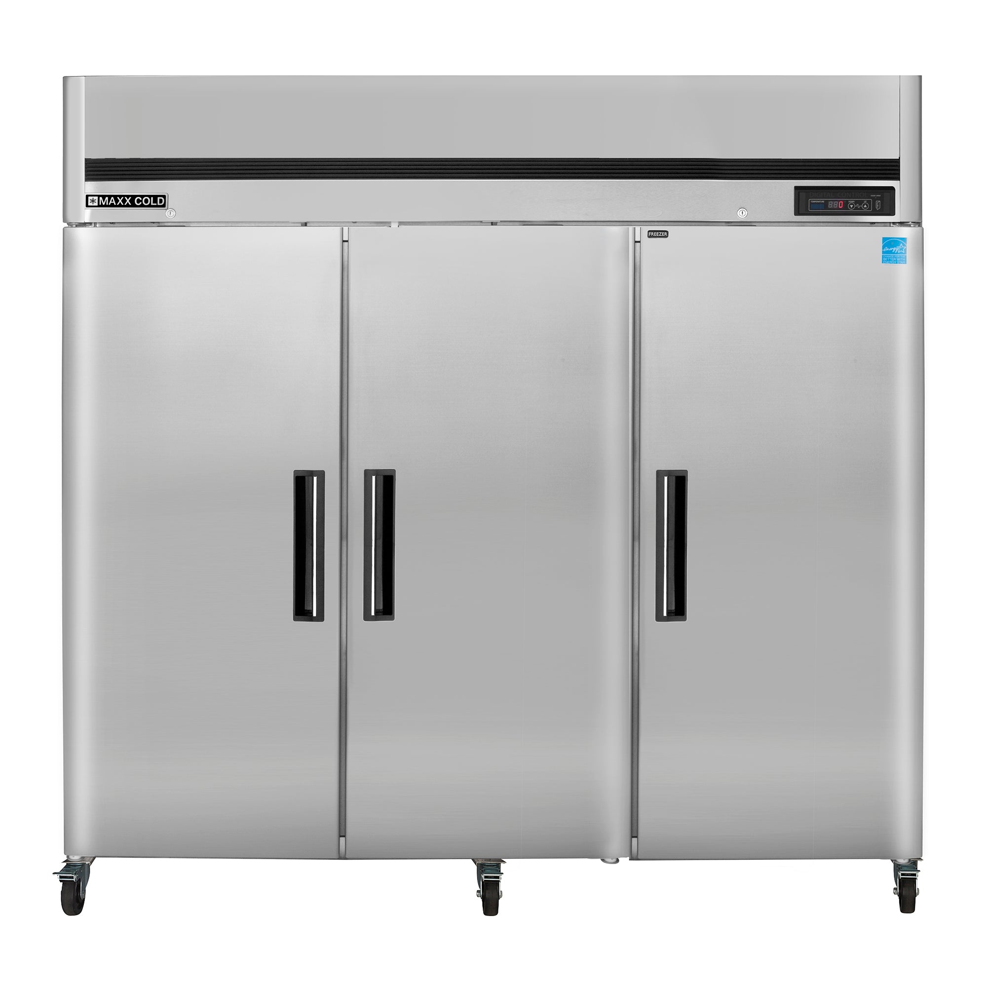 Maxx Cold X-Series Reach-In 1-Door Freezer Silver