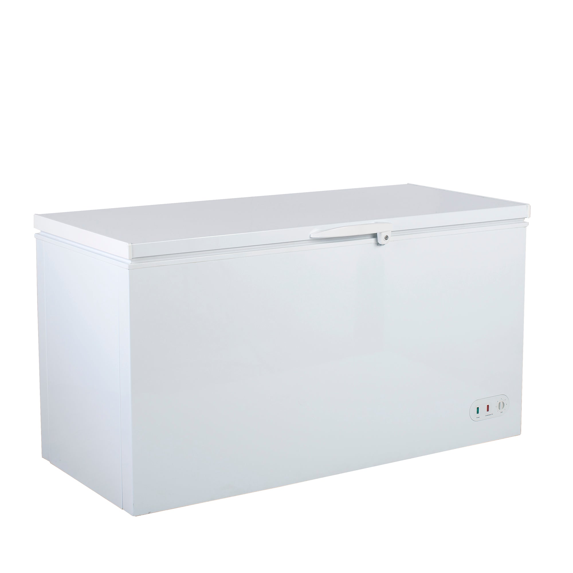 Maxx Cold - MXSH15.9SHC, Maxx Cold Chest Freezer with Solid Top, 60.2"W, 15.9 cu. ft. Storage Capacity, Locking Lid, Garage Ready, in White