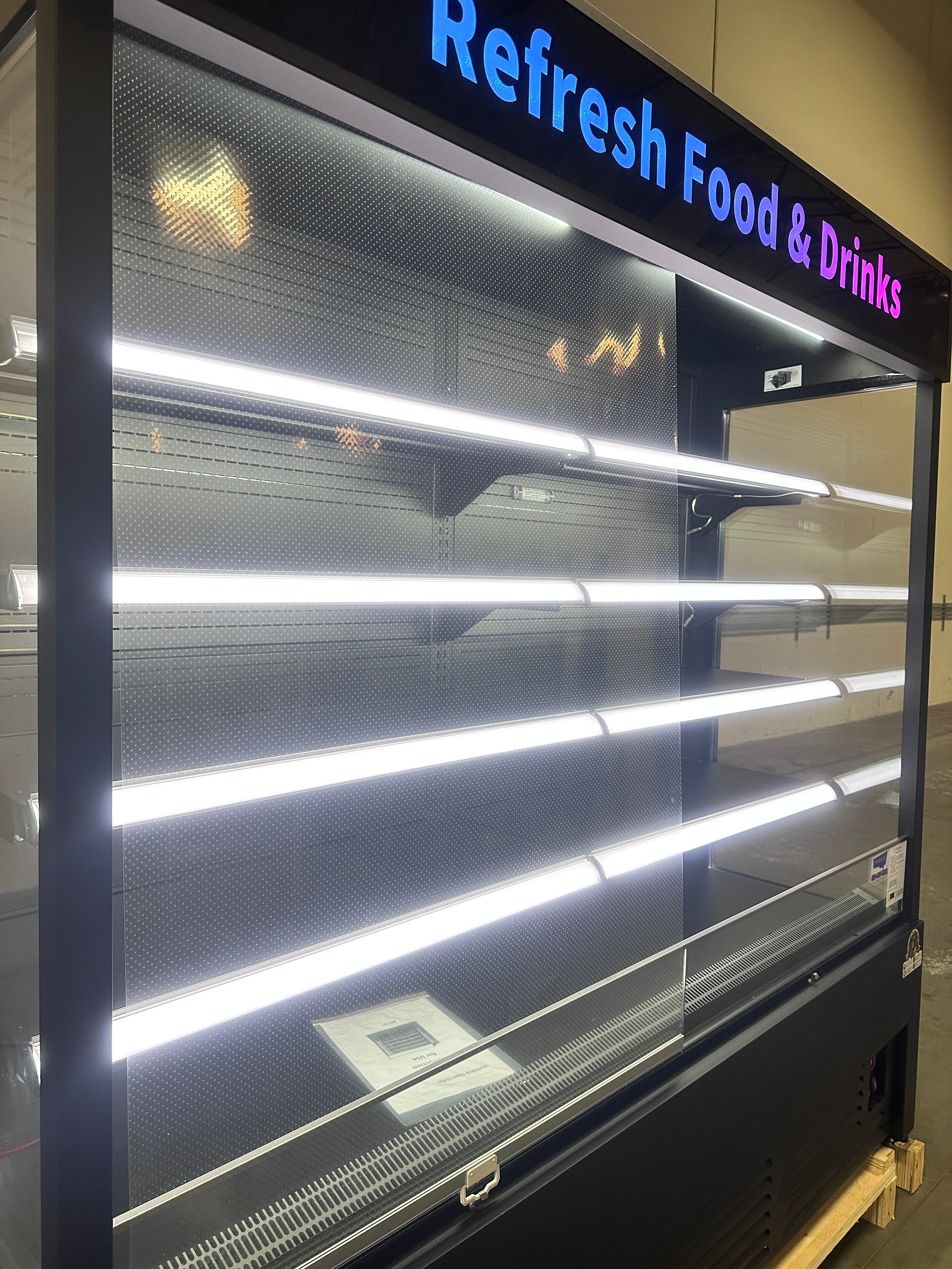 OFC 78‘’ Open Air Merchandiser Grab and Go Merchandiser Refrigerator Display Cooler