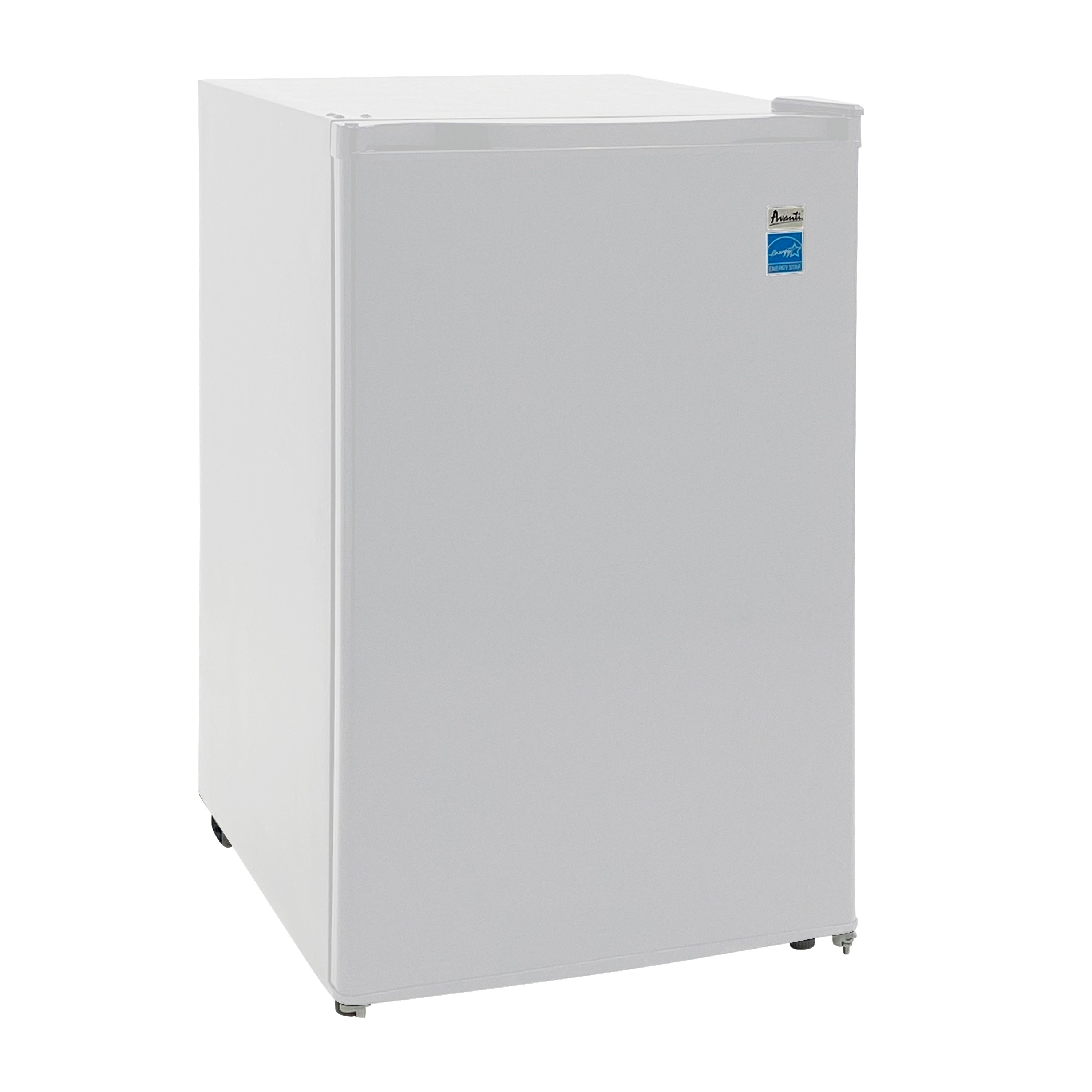 Avanti - RM46J0W, Avanti 4.4 cu. ft. Compact Refrigerator, Mini-Fridge, in White