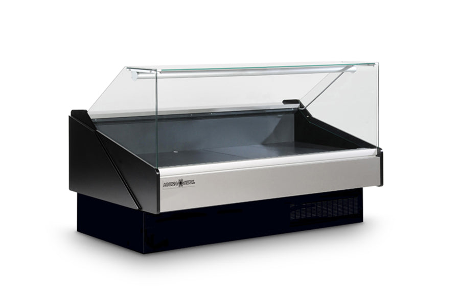 Hydra Kool - KFM-FG-40-S, 40" Flat Glass Deli Case For Fresh Meat Self Contained