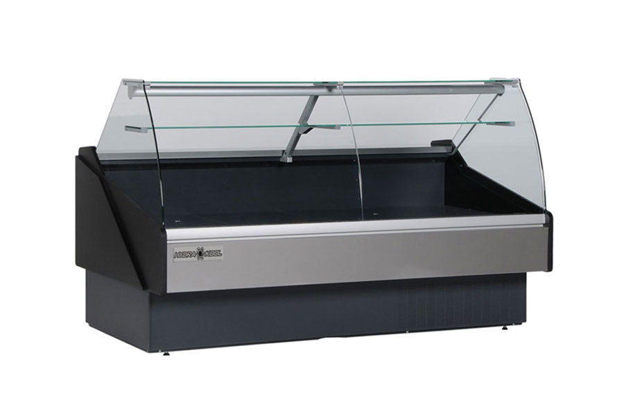 Hydra Kool - KPM-CG-60-S, 60" Curved Glass Deli Case Designed for Deli Products and Packaged Meat