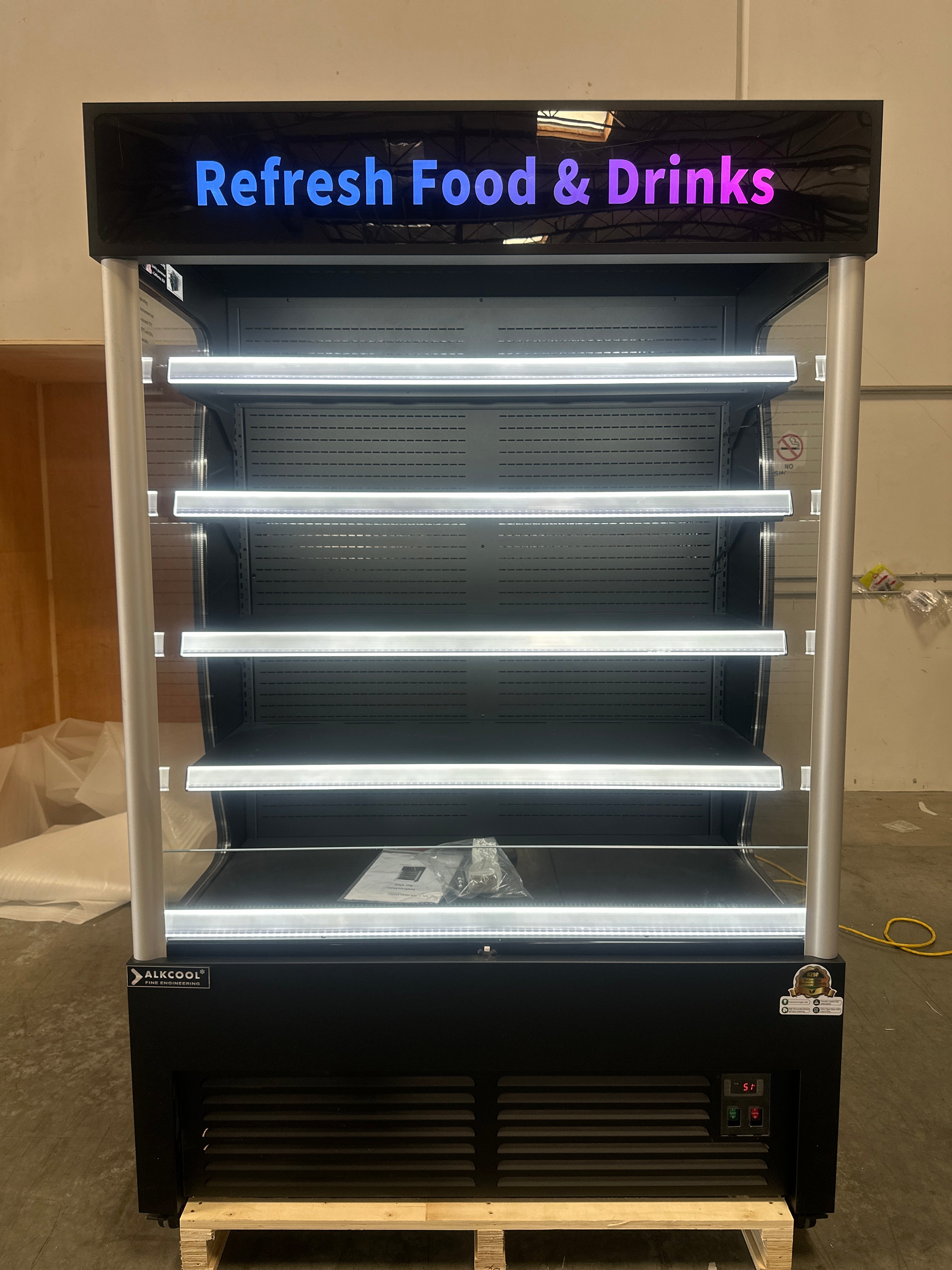 OFC53'' Open Air Grab& Go display  Merchandiser Refrigerator