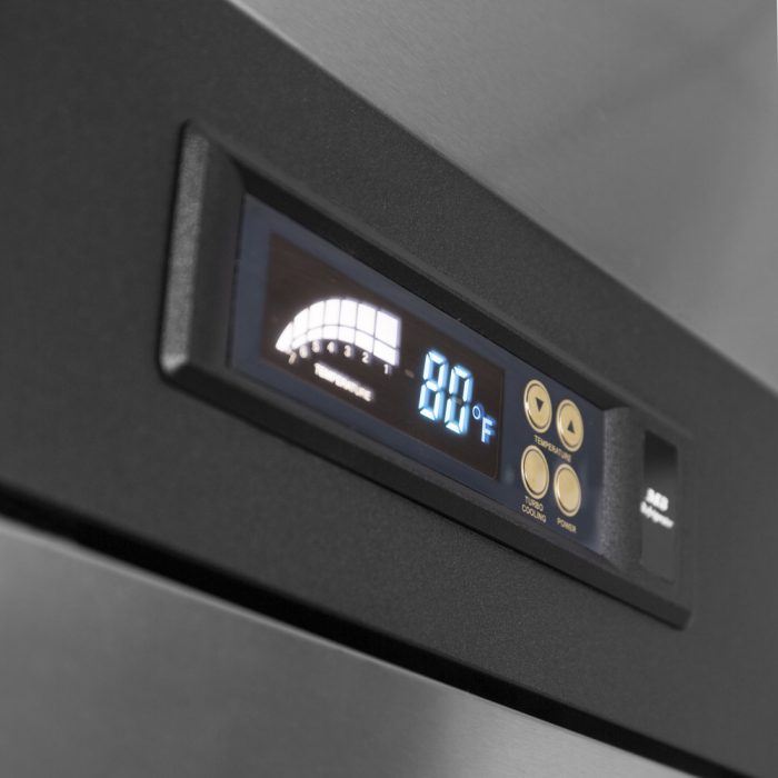 Turbo Air - M3F47-2-N, Commercial 51" Reach-in freezer M3 series Stainless Steel  42.1 cu.ft.