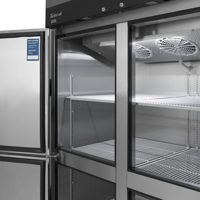 Turbo Air - M3F72-6-N, Commercial 77" Reach-in freezer M3 series Stainless Steel Three-section 65.6 cu.ft.