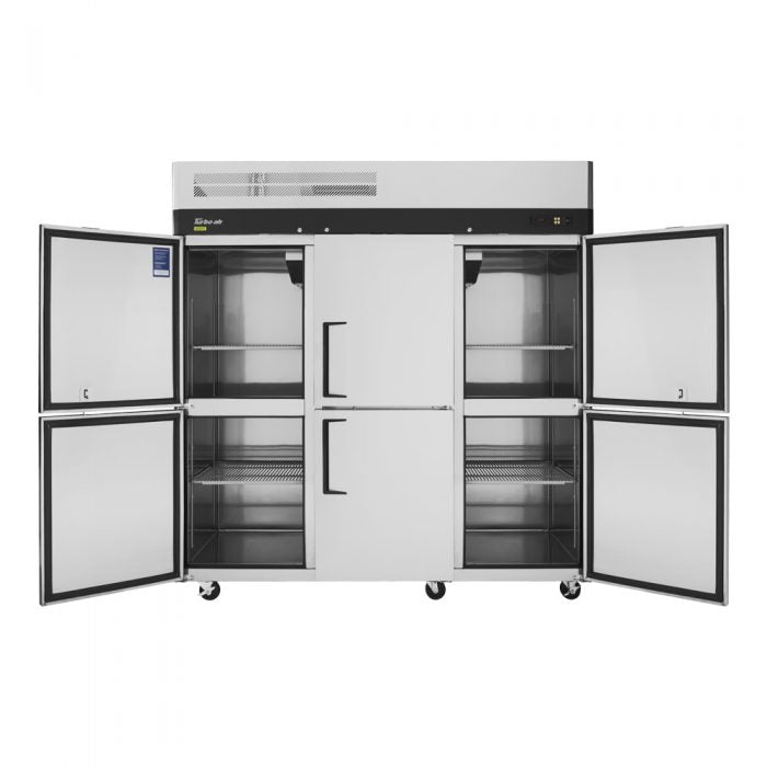 Turbo Air - M3R72-6-N, Commercial 77" Reach-In Refrigerator M3 Series  65.6 cu.ft.3 Section