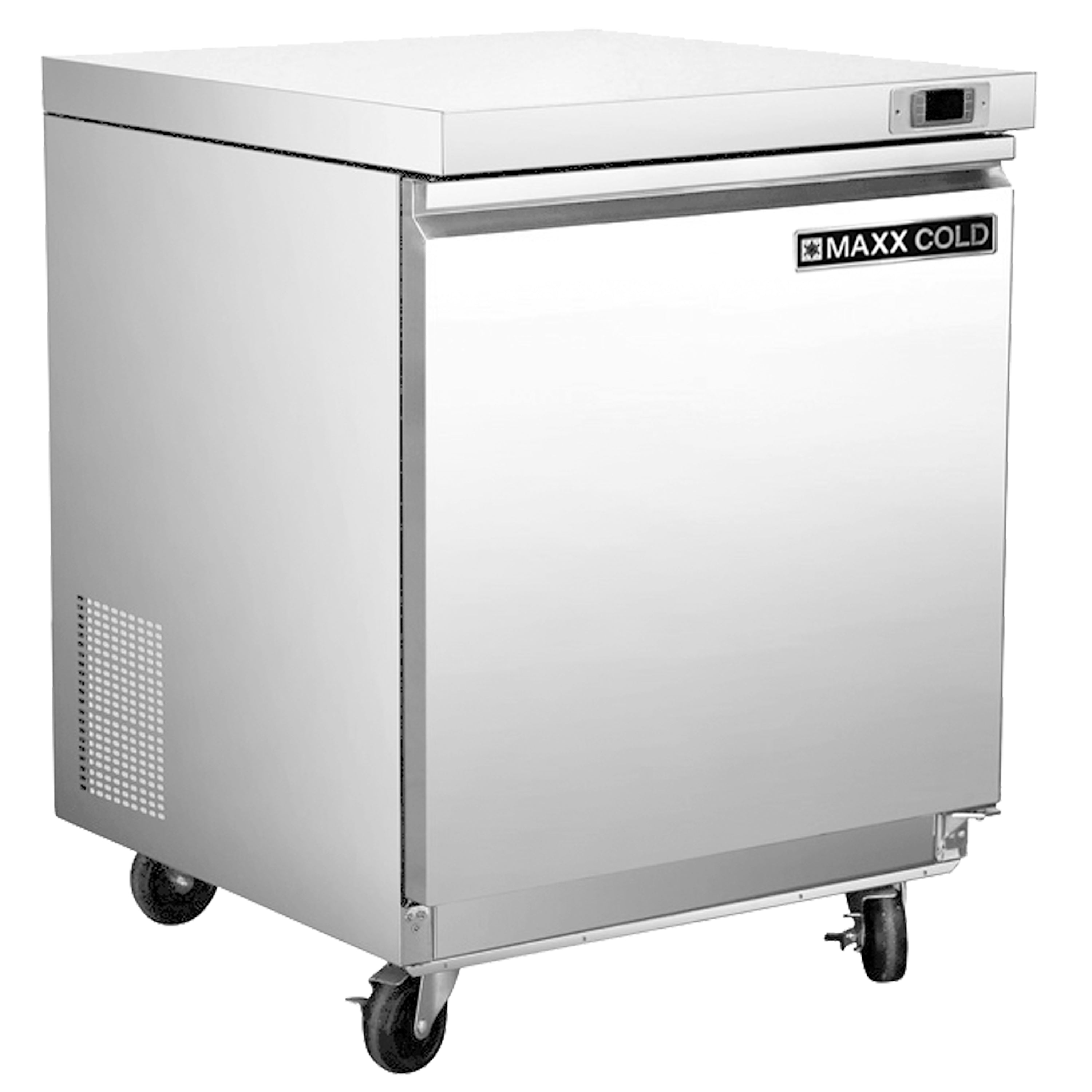 Maxx Cold - MXSR29UHC, Maxx Cold Single Undercounter Refrigerator, 29" W, 6.7 cu. ft Storage Capacity, in Stainless Steel