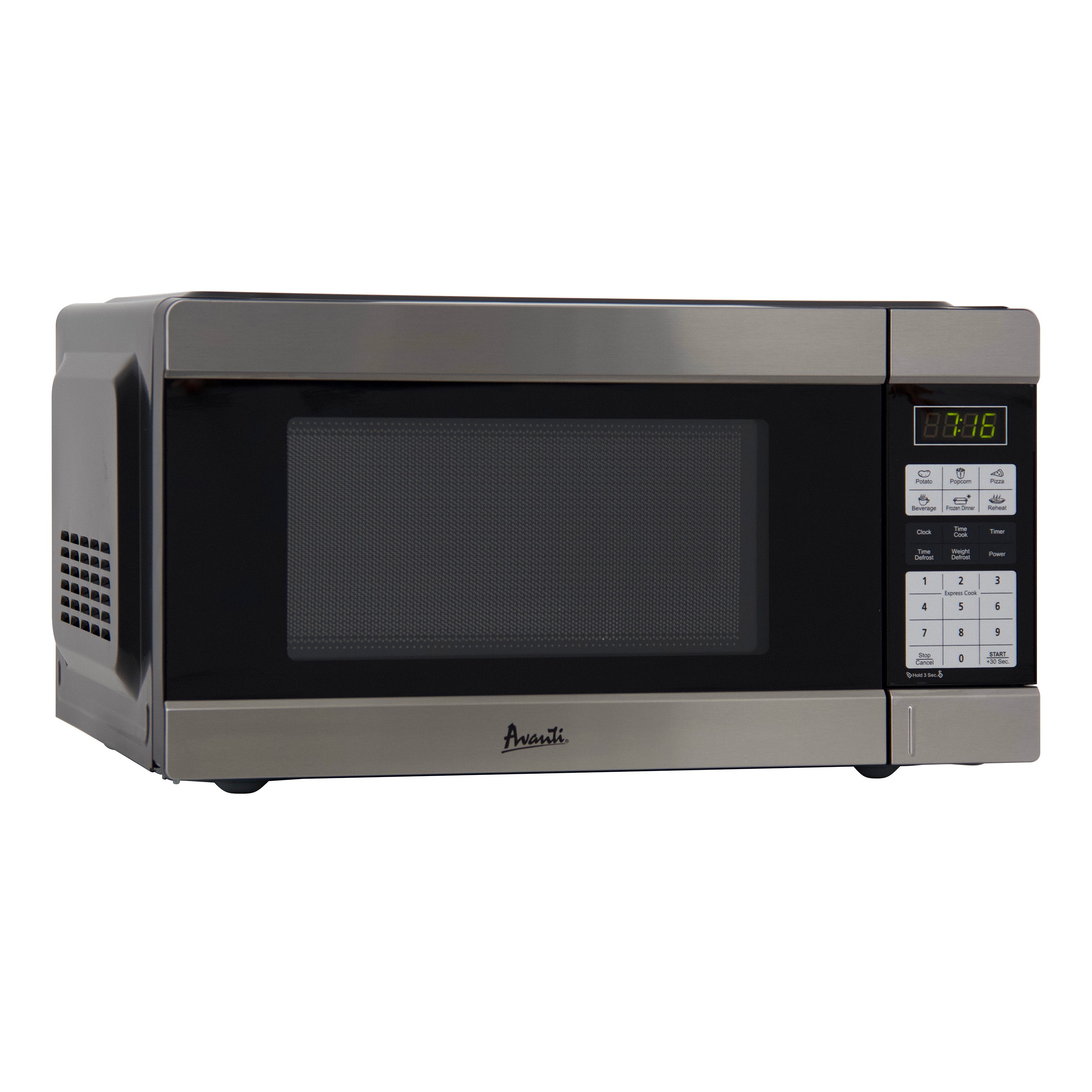 Avanti - MT113K3S, Avanti Countertop Microwave Oven, 1.1 cu. ft., in Stainless Steel