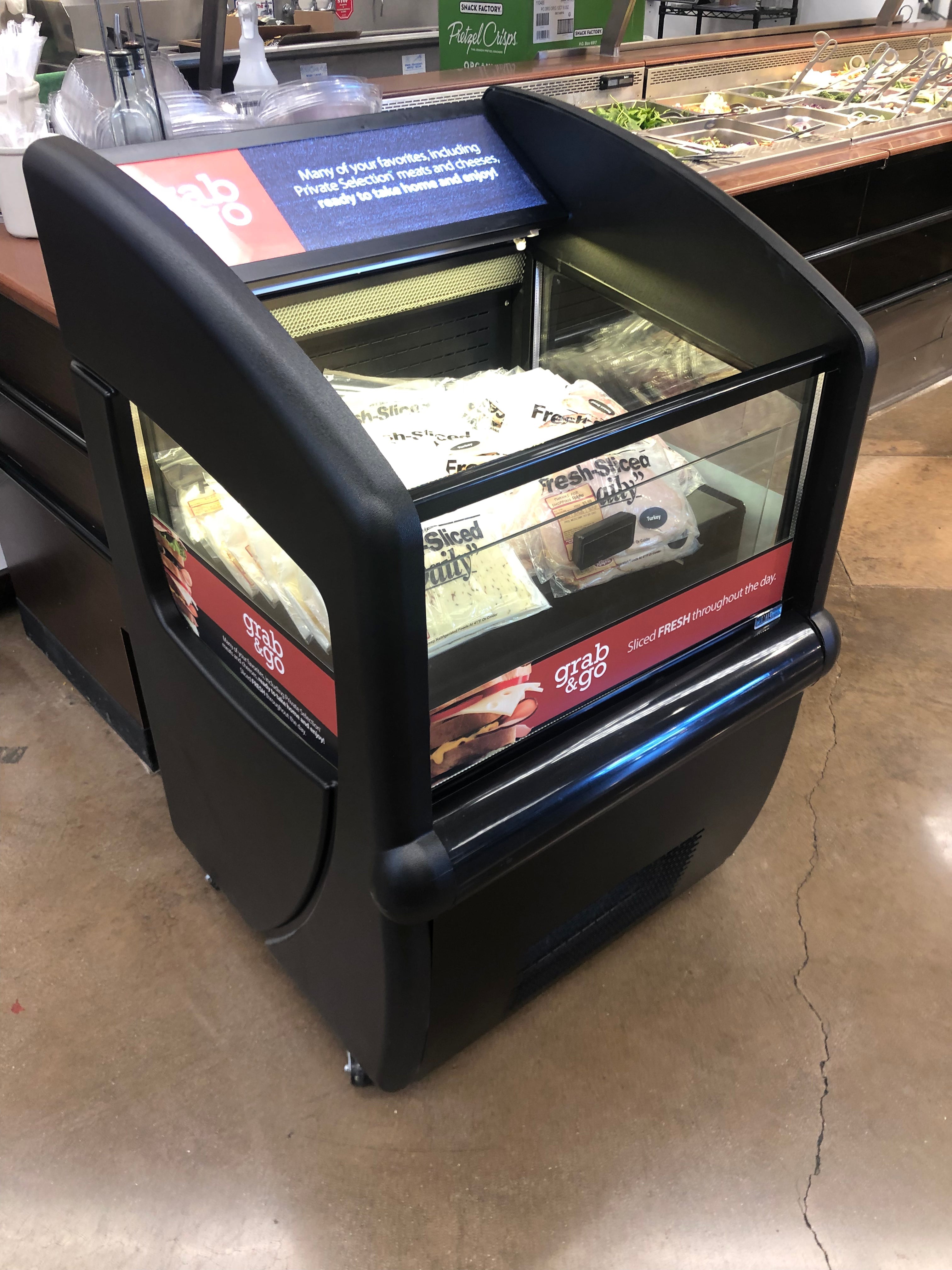 Oasis36'' open top grab&go Merchandiser refrigerator