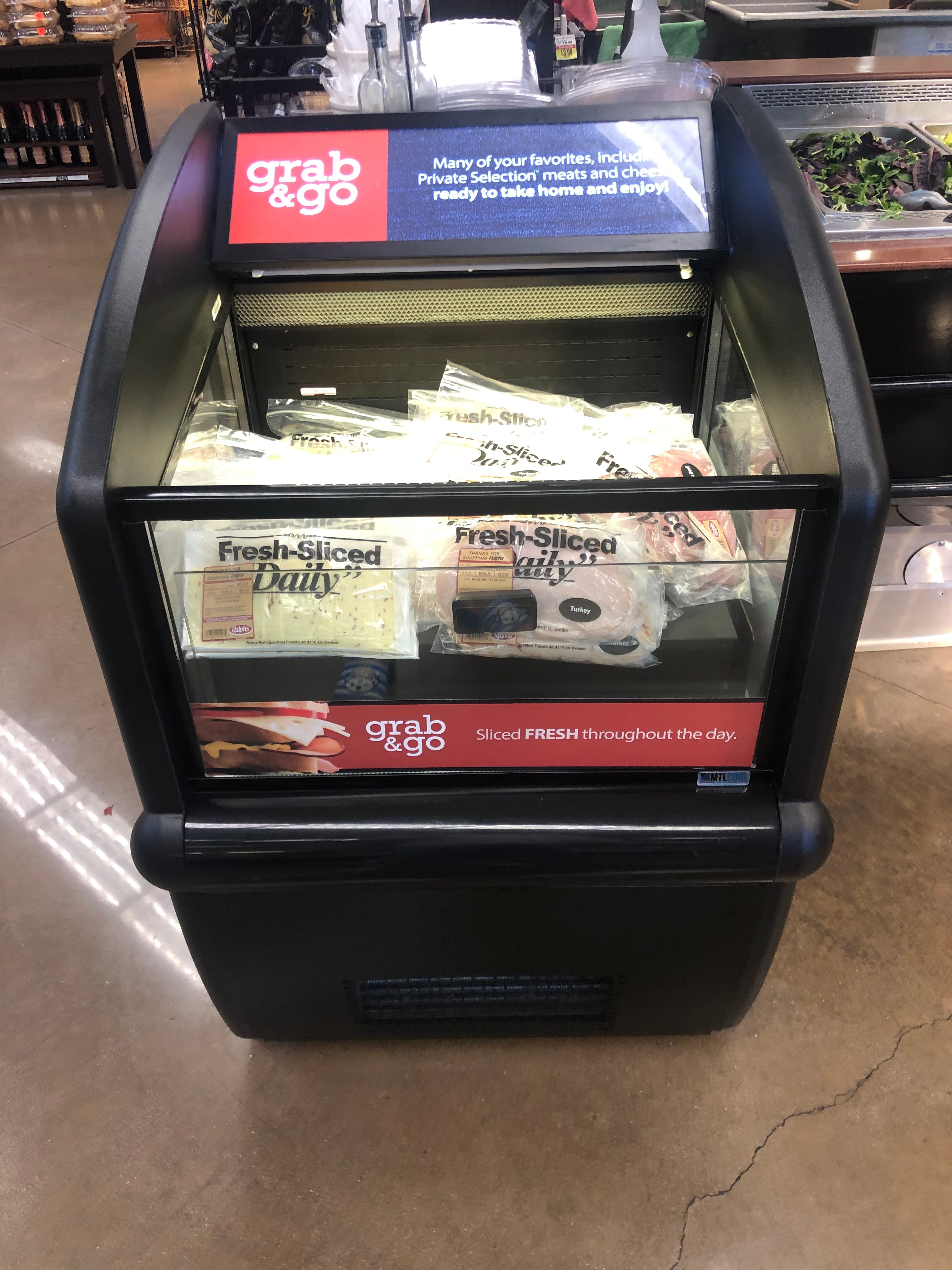 Oasis36'' open top grab&go Merchandiser refrigerator