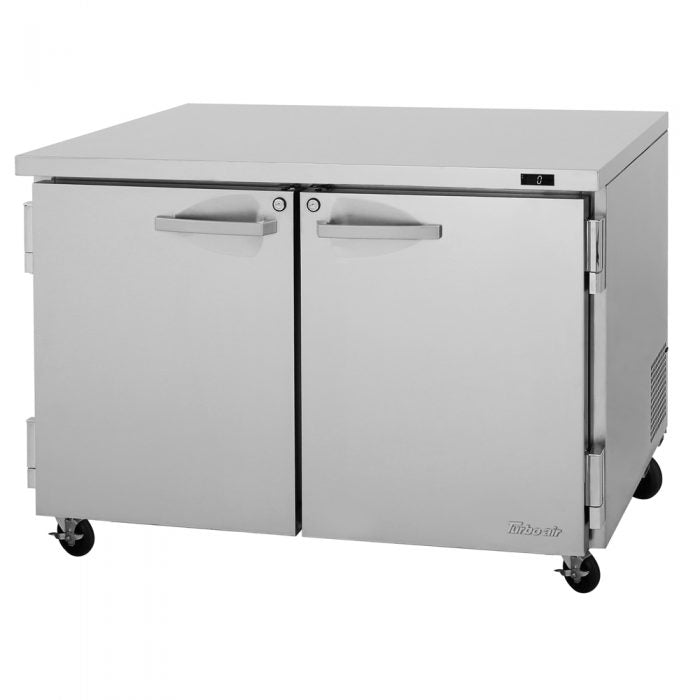 Turbo Air - PUF-48-N, 2 Solid Doors Undercounter Freezer