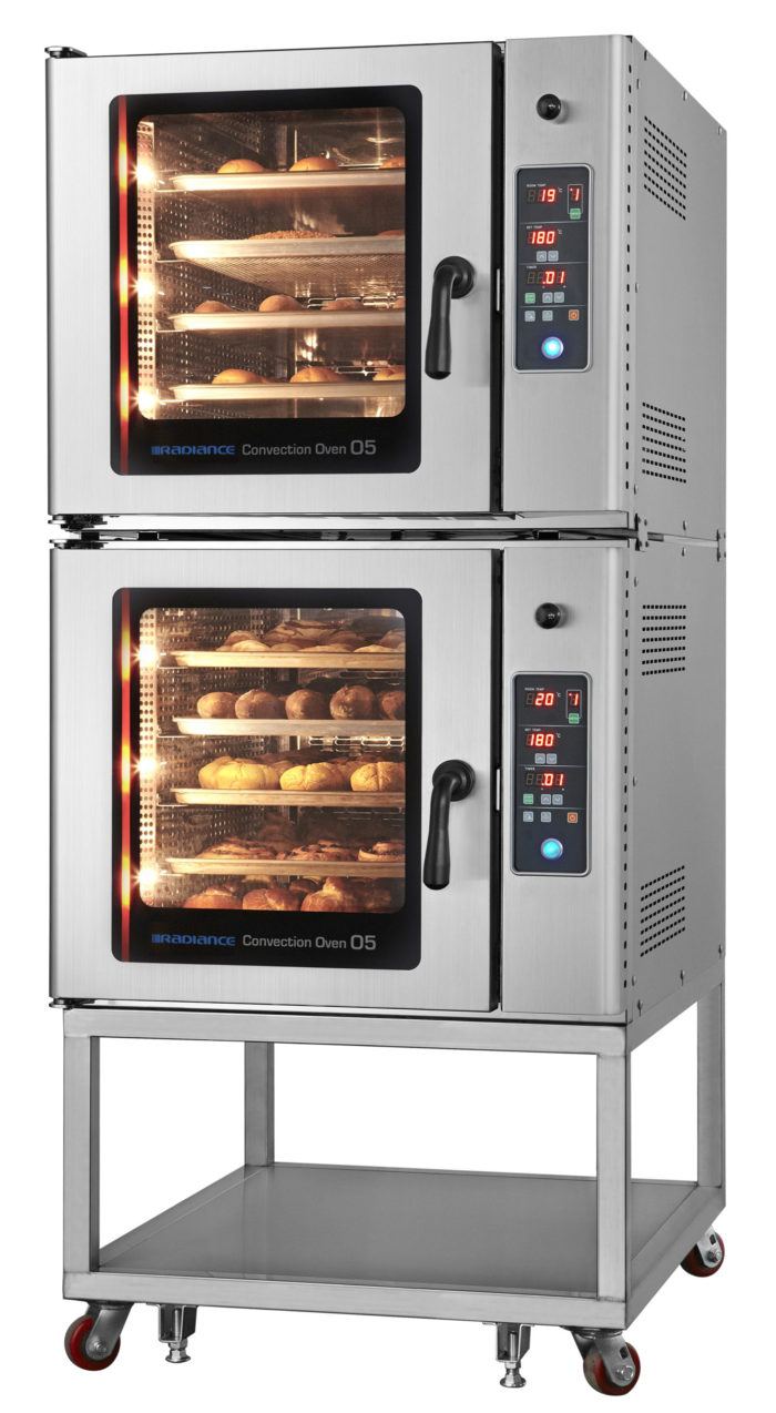 Gk & Radiance - RBCO-N1 , Convection Ovens, 5-Trays 1-Tier, Included Under Rack, Tray Size 16' x 24"