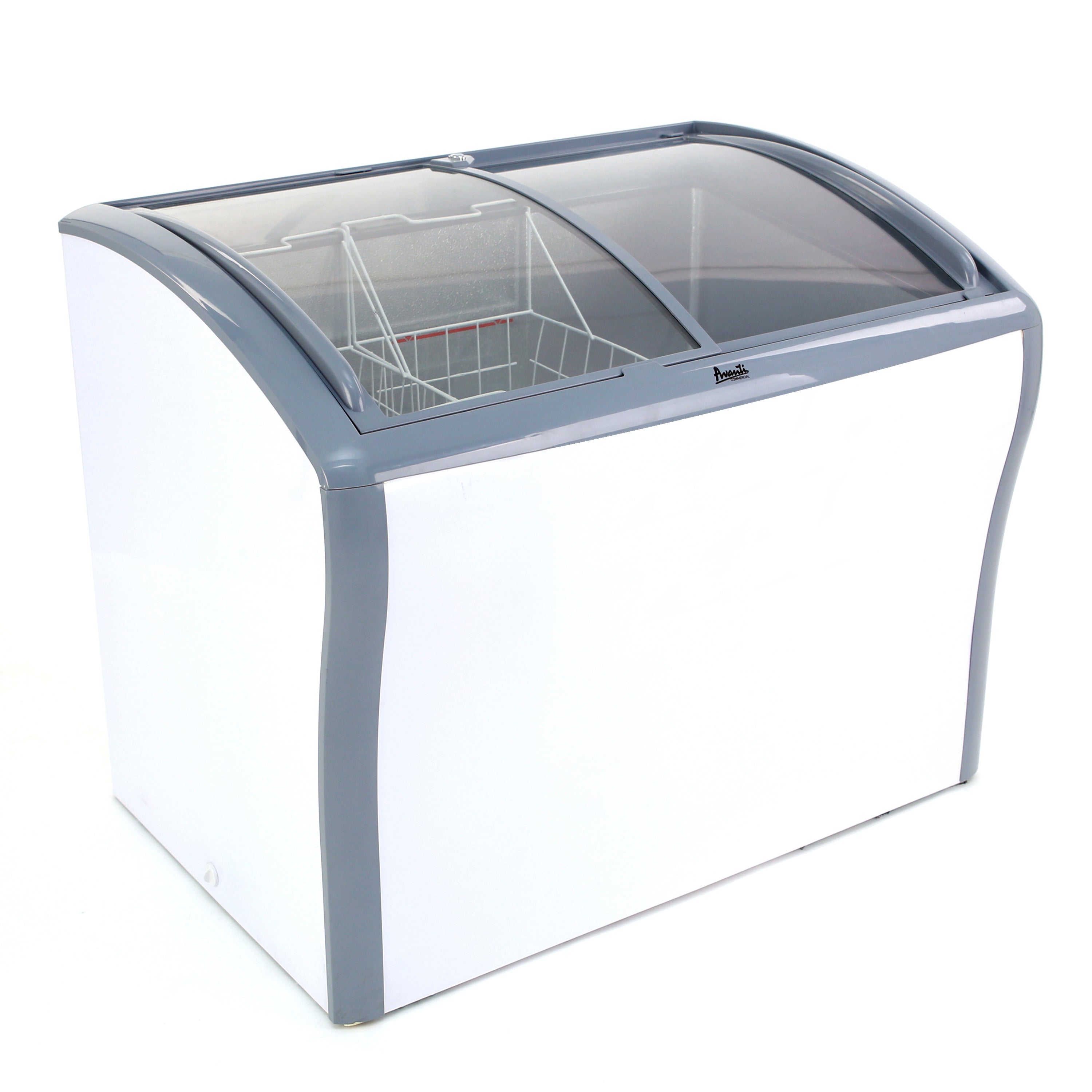 Avanti - CFC836Q0WG, Avanti 9.5 cu. ft. Commercial Glass Top Freezer or Refrigerator, in White