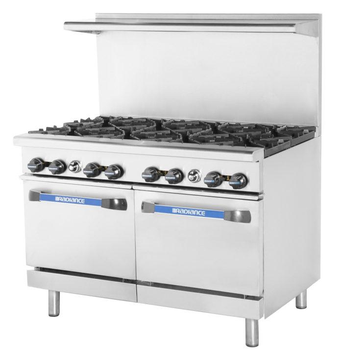 Gk & Radiance - TAR-8 , 48" Wide, 8 Open Burners, 2 Standard Ovens