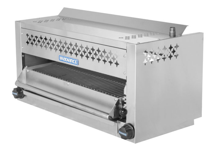 German Knife - TASM-36-LP, Commercial 36" Radiance Salamander Broiler Liquid Propane BTUs 35,000