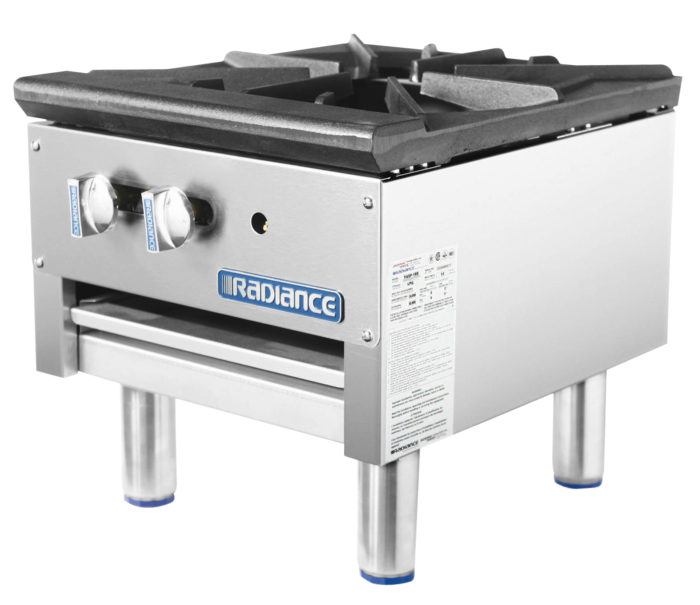 Gk & Radiance - TASP-18S , Stock Pot, Dual Controlled 3 Ring Burner, Short Body