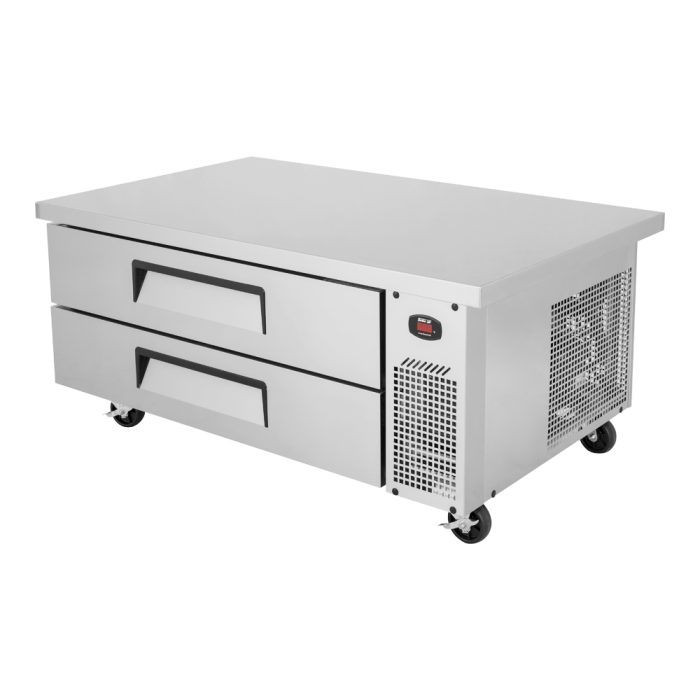 Turbo Air - TCBE-52SDR-E-N, 2 Drawers (52") SS Chef Base Ref., 6" Extended Top