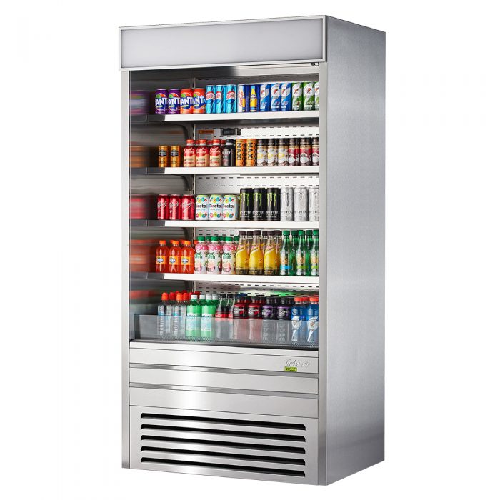 Turbo Air - TOM-36ES-N, 36"L Vertical Air Curtain, Stainless steel