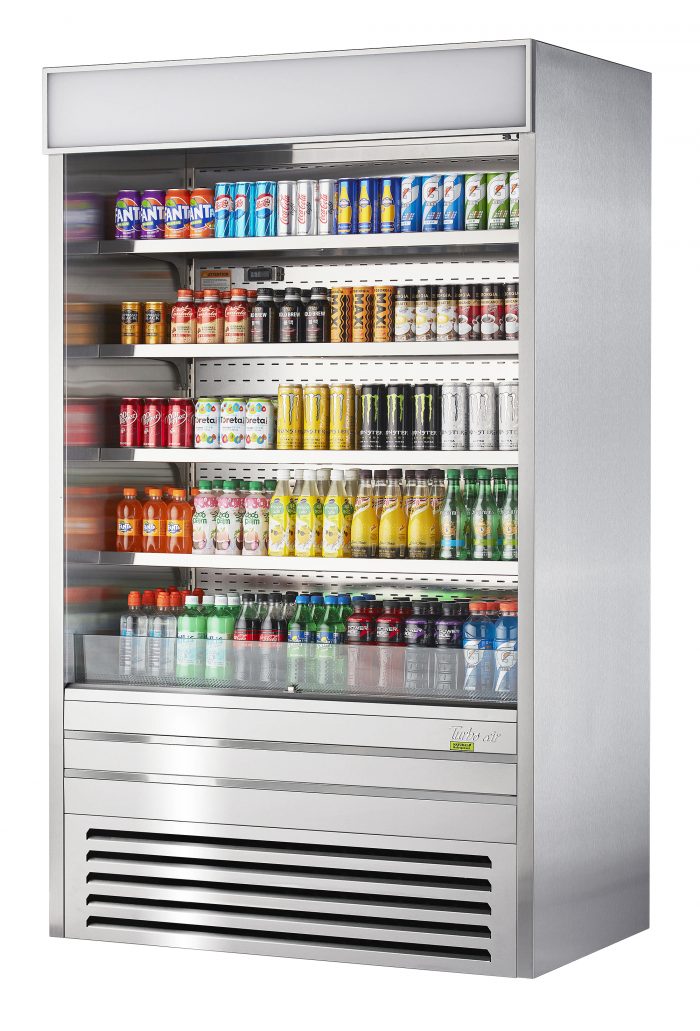 Turbo Air - TOM-48ES-N, 48"L Vertical Air Curtain, Stainless steel