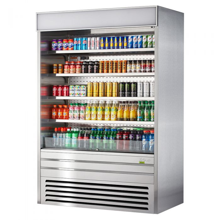 Turbo Air - TOM-60ES-N, 60"L Vertical Air Curtain, Stainless steel