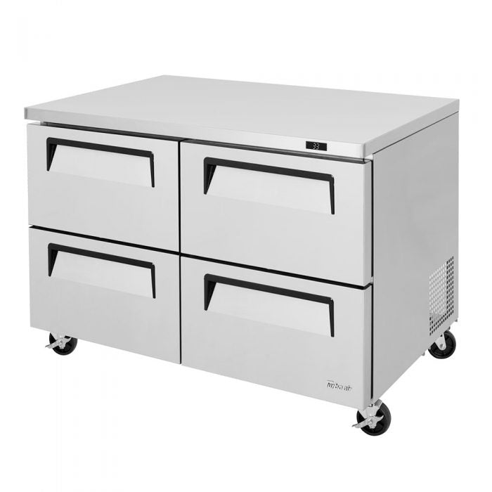 Turbo Air - TUR-48SD-D4-N, 4 Drawers Undercounter Refrigerator