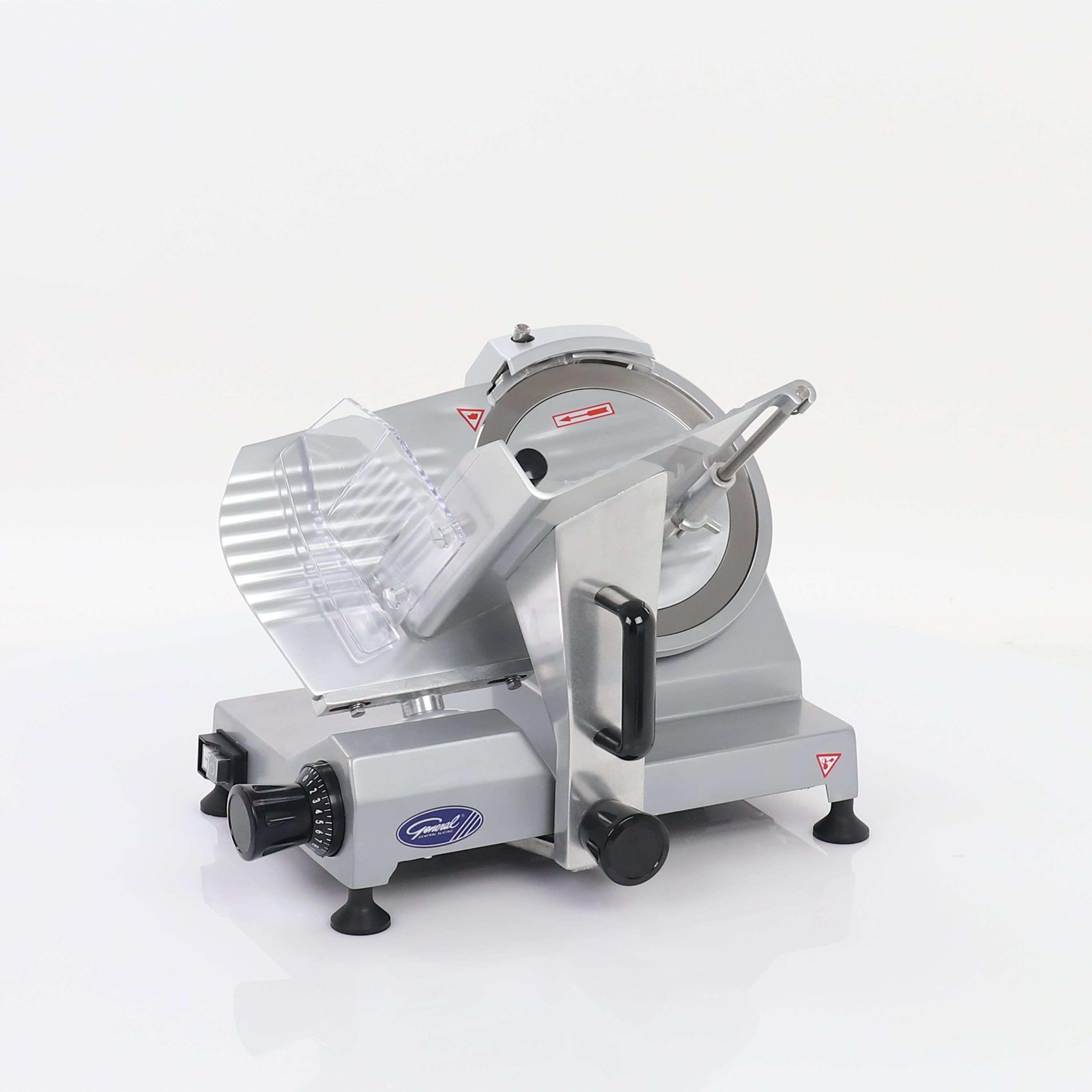 General - GSE009, General Foodservice Manual Commercial Food Slicer, 9 Inch Knife, Light Duty, in Stainless Steel